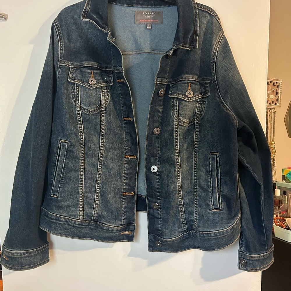 Torrid Dark Blue Jean Jacket